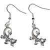Miniblings Gekko geco Orecchini Gechi Lucertola Salamandra Lizard in argento - gioielli moda in argento a mano I orecchini orecchini