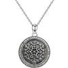 LONAGO Collana Fiocco di Neve per Donna Argento 925 Collana Pendente Fiocco di Neve Gioielli per Natale