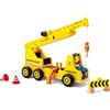 Hape Set mobile per gru e cantieri, braccio estraibile, gioco di ruolo per bambini, in legno, dai 2 anni in su