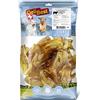 DeliBest Orecchie da rosicchiare Gourmet, Bastoncini dentali, spuntini per Cani, Senza Cereali, Orecchie di bovino secche, per la Cura dei Denti del Cane, Snack 500 g