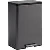 Rubbermaid e rifiuti di cucina e riciclaggio, 10,6 galloni, carbone, metallo in acciaio inossidabile, blu, 10,5 galloni