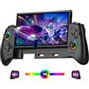 ZRZLMVP Controller Wireless Switch Pro per Switch 2/Switch 1/Switch OLED - Controller da gioco estensibile per PC con 16 luci RGB, Joystick effetto Hall, Programmierbar, Wake Up, Turbo, Vibrazione