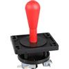 EG STARTS American Style Arcade Competition Joystick a 2 pin Commutabile da 8 modi di funzionamento, impugnatura ellittica, precisione 8-Way 0,187 (4,8 mm) Terminale (rosso)