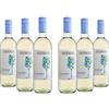 Tavernello Chardonnay Vino Bianco d'Italia, Vino Fresco e Profumato, 12% Vol, Confezione con 6 Bottiglie da 0,75 L