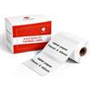 Phomemo M200 Etichetta termica, Etichetta autoadesiva, 2.75x1.57(70x40mm), compatibile con stampante per etichette Phommeo M200 M221 M220, etichetta per indirizzo adatta.180 etichette/rotolo