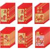 Goktvai 36 Pezzi Buste a Forma di Cavallo per il Capodanno Cinese, Lungo 16x9cm Buste Rosse Festive a Forma di Cavallo Capodanno Lunare Cinese Hong Bao per Festival Primavera