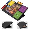 Lavievert Tavola puzzle inclinabile da 1500 pezzi con supporto e copertura progettati 2 in 1, altopiano di puzzle leggero in feltro con 6 cassetti colorati, tavolo puzzle portatile con contenitore per