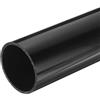 QUARKZMAN Tubo Rigido, Tubo Tondo Rigido in PVC 57mm ID 63mm OD 20cm/8 Lunghezza Tubo Flessibile in PVC, Nero Alto impatto per Tubi dell'Acqua, Artigianato, Guaine Cavi