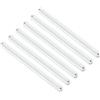 QUARKZMAN Guide Scorrevoli per Cassetti, 6pz 235mm - Guide Scorrevoli in Plastica Guide Montate Lati Scanalature per Cassetti Armadi Tavolini Notte Comodini(Bianco)