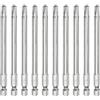 QUARKZMAN 10pz T30 Bit Torx di Sicurezza 1/4 Asta Esagonale 4 Lungo Acciaio S2 Magnetica Resistenti alla Manipolazione Punte a Stella per Cacciavite Testa Torx con Foro per Punte Trapano