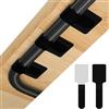 Redamancy 15M Fascette Fermacavo, 10mm Fascette per cavi, Cinghie Fermacavi per Cable Management, Riutilizzabili Fettuccia Nylon Nero per Casa, Ufficio e Giardino (60 Pezzi-Nero)