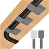 KOTARBAU Set di 10 fascette doppie per tubi da 3/4, con inserto in