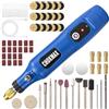 CHOKMAX Kit di utensili rotanti, 3,7 V, mini smerigliatrice rotante senza fili con 72 accessori, 16000 giri/min, smerigliatrice fai da te