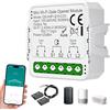 PORFOYO Apriporta Wifi Garage Door Opener, Wifi Garage Door Opener Con Sensore, Timer, Ac100-240v Controller Per Porta Del Garage, Apri Porta Garage Intelligente, Supporta Controllo Vocale E App