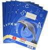 Herlitz - Quaderni formato A4, 32 pagine, a righe con sfondo colorato; certificazione FSC; confezione da 10 pezzi, motivi assortiti A4 rigatura 02, 5 pezzi, motivo: Delfino