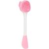 VOCOSTE Spazzola per Pulizia Viso Multifunzione Portatile in Silicone | Rosa Bianco, 16x4cm / 6.30x1.57, Per Cura Del Viso, Per Massaggio E Applicazione Cosmetici, Portatile
