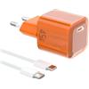 YISH 45W Caricatore USB C Caricabatterie GAN - PD3.0 Alimentatore USB C Rapido Carica Batterie Cellulare per Smartphone Tablet Spina Ricarica Adattatore Tipo C Presa Spinotto con 60W Cavo Type-C 1M