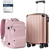 COOLIFE Ryanair Valigia Bagaglio a mano,Set di Valigie,Trolley,Valigia da cabina 55×35×20 e zaino da imbarco 20L(40×25×20cm) Chiusura a combinazione laterale con TSA per EasyJet