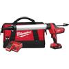 Milwaukee C18PCG600T-201B M18 - Pistola per isolante, tubo trasparente, 600 ml