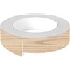 cyclingcolors 1x Bordo bordatura nastro per bordi in ABS senza colla 43 mm x 5 m spessore 0,80 mm pannello per mobili piano di lavoro laminato in legno, Castagno del Kentucky sabbia