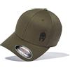 Baddery Flexfit - Berretto da baseball ricamato Sparta Helm, Verde oliva, L/XL