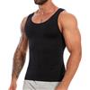 SLIMBELLE Body Shaper - Maglietta intima elastica da uomo, a compressione, modellante la pancia, da uomo, beige., XXXL