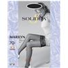 Solidea Marilyn 70 - Calza autoreggente defaticante di colore glacè in taglia 3/ML, 1 paio