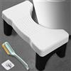BBWELL Sgabello WC,Sgabello da Toilette,Poggiapiedi,Panchetto Plastica Portatile Poop Piede Sgabellino per Alleviare L'Intestino Adulti,Bambini,Anziani,Incinte