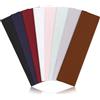 Tumurup Fascia Capelli Donna Uomo 8 Pezzi Nera Fasce per Capelli Donna Elastico Capelli Sport Fascette Capelli Antiscivolo Headband Moda Accessori per Palestra Skincare Spa Trucco Running Yoga Tennis