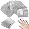 YIFLorine TANG Remover Foil Wraps Compresse Remover,150 Pezzi Fogli di Alluminio per Rimuovere lo Smalto Removers Foil Wrapsper con Cuscinetti di Cotone per Rimuovere Smalto Semipermanente