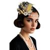 BABEYOND Fascia per capelli anni '20 con piume, accessorio per costume di Carnevale in stile Charleston anni '20