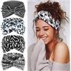 Tumurup Fascia Capelli Donna 4 Pcs Cerchietto Capelli Donna - 7'' Fasce per Capelli Elastici Turbante per Yoga, Fitness & Skincare -Larga Sport Headband Accessorio Capelli