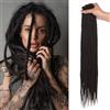 Mscat Extension sintetiche dreadlock da 24 pollici, 20 spiagge SE Hippie Dreads Chocolate Brown Handmade 0,6 cm Width Loc Extension Reggae Style Crochet Braiding Hair for Women