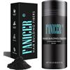 YOLONCE Fibre capelli 27.5g,per l'infoltimento dei capelli,Hair Fiber per capelli più spessi e pieni in pochi secondi,Nero