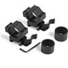 GLECTICAL 2PCS Anelli di Cannocchiale Montatura per Ottiche，Scope Base Rings 25.4mm/30mm, Accessori per Ottiche Compatibili con Rail Weaver/Picatinny 20mm (Sblocco Rapido)