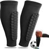 jatimdotin 1 Paio di Parastinchi da Calcio, Parastinchi da Sci, Protettore del Polpaccio, Confortevole Assorbimento degli Urti per Sci, Sport, Calcio (Taglia: XL)