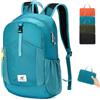 SKYSPER Zaino Pieghevole Antifurto con Protezione RFID, 20L Zaino da Escursione Zainetto Piccolo da Hiking per Viaggio Trekking Ciclismo