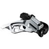 SHIMANO XT T8000 T/S, Deragliatore Anteriore, 66-69 Denti, Nero/Argento