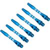PATIKIL Aste per Freccette 35mm/1.4 Pollici, 6pz Aste per Freccette in Alluminio con Filettatura 2Ba Accessori per Freccette per Punta in Acciaio, Blu
