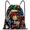 PYTRARTY Rob-lox sacca sportiva，Rob-lox sacca palestra，Rob-lox sacchetta sportiva，Rob-lox Zaino con coulisse，Rob-lox Sacca