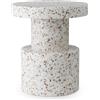 Normann Copenhagen - Sgabello Bit - Bianco - Polietilene riciclato - Designer Simon Legald