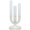 Slide - Lampada da esterno ricaricabile senza fili Luna - Bianco - Plexiglas - Designer Antonio Lanzillo
