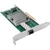 Euqvos 10GbE Scheda di Rete Ethernet per Intel X520-DA1 82599ES Chip Single Porte SFP+ PCI-E NIC Card per Windows Server, Win7 / 8/10, Linux, VMware ESX
