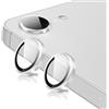 Oelrstfe Protezione per fotocamera posteriore per Apple iPhone 16e Vetro Temperato,Protezione dell'obiettivo obiettivo,9H Durezza HD Definizione Anti-graffio Ultra Resistente Dell'obiettivo Lens