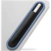 Afterplug - Porta stilo per Apple Pencil 1a e 2a generazione, USB-C e Pro e pennino sottile, design bicolore, base in microfibra, custodia elastica resistente agli strappi, adesivo 3M per il fissaggio