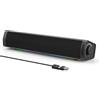 ZETIY Altoparlante PC, alimentato tramite USB, altoparlante da gioco, soundbar per PC, laptop, desktop, monitor