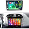 Fuluku 4+128GB Android 15 Autoradio per FIAT Bravo 2008-2013 Wireless Carplay Android Auto, 9 Pollici Touch Screen Radio Bluetooth, GPS, Telecamera Posteriore/FM/RDS/EQ/WiFi/SWC/UI