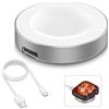 SenMore Adattatore Caricatore USB C per Huawei Watch GT6 Pro/GT6/GT5 Pro/GT5/GT4/GT3 Pro/GT3, Watch 4/4 Pro/D2/Fit 4, Base di ricarica con cavo di ricarica USB-C da 3,3 ft/1 m, Nero (white)