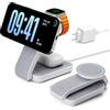 eazpower Magsafe - Stazione di ricarica per Apple Watch e iPhone 3 in 1, pieghevole, stazione di ricarica wireless per iPhone, caricatore Magsafe per più dispositivi, portatile e portatile