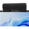 APXEL Altoparlante Pc USB, USB Portatile Mini Soundbar, Clip on Casse per Pc, Laptop, Telefoni Cellulari E Desktop, Plug and Play (Nero)